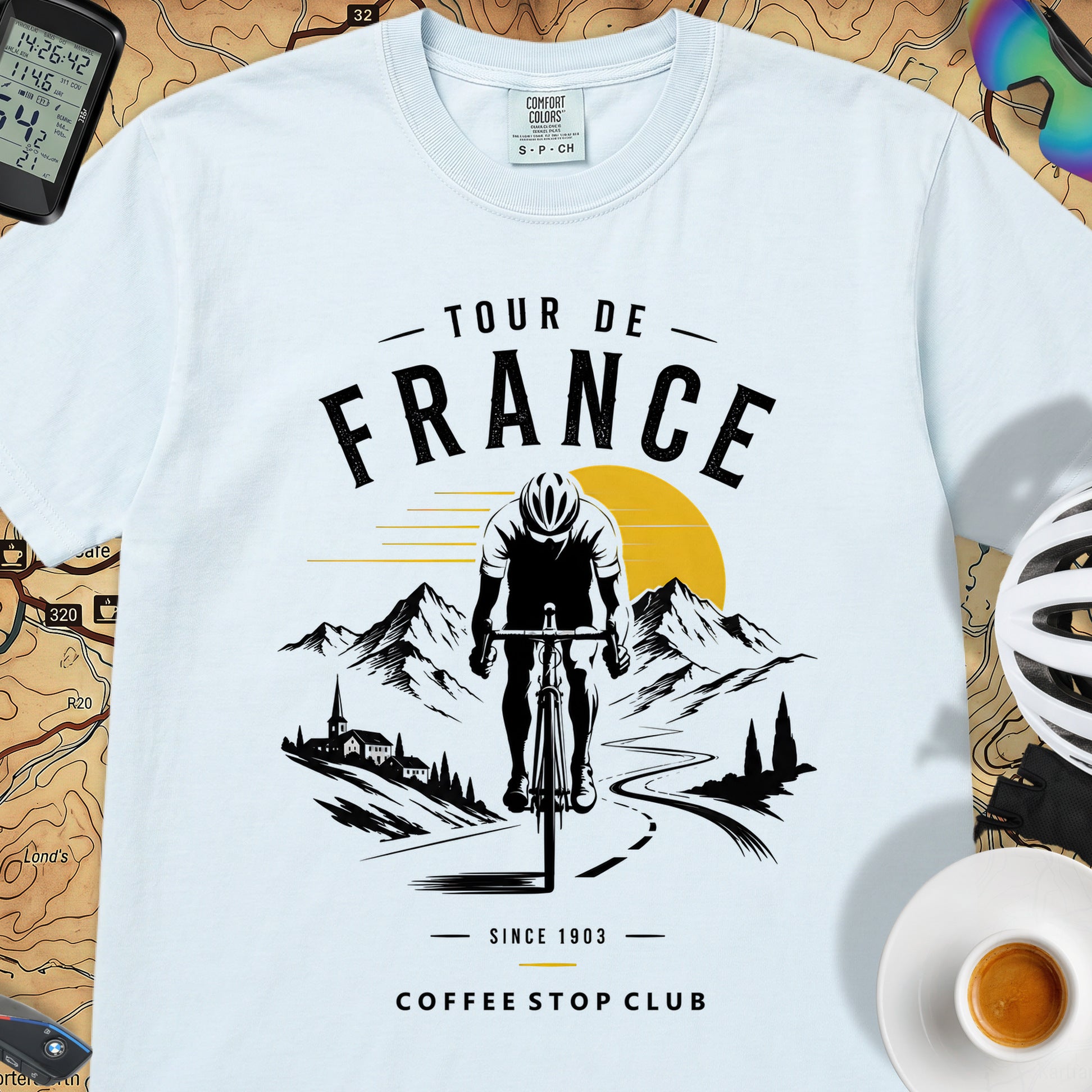 Tour de France CSC T-Shirt — Chambray