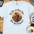 Cyclist Get Dropped T‑Shirt — Chambray