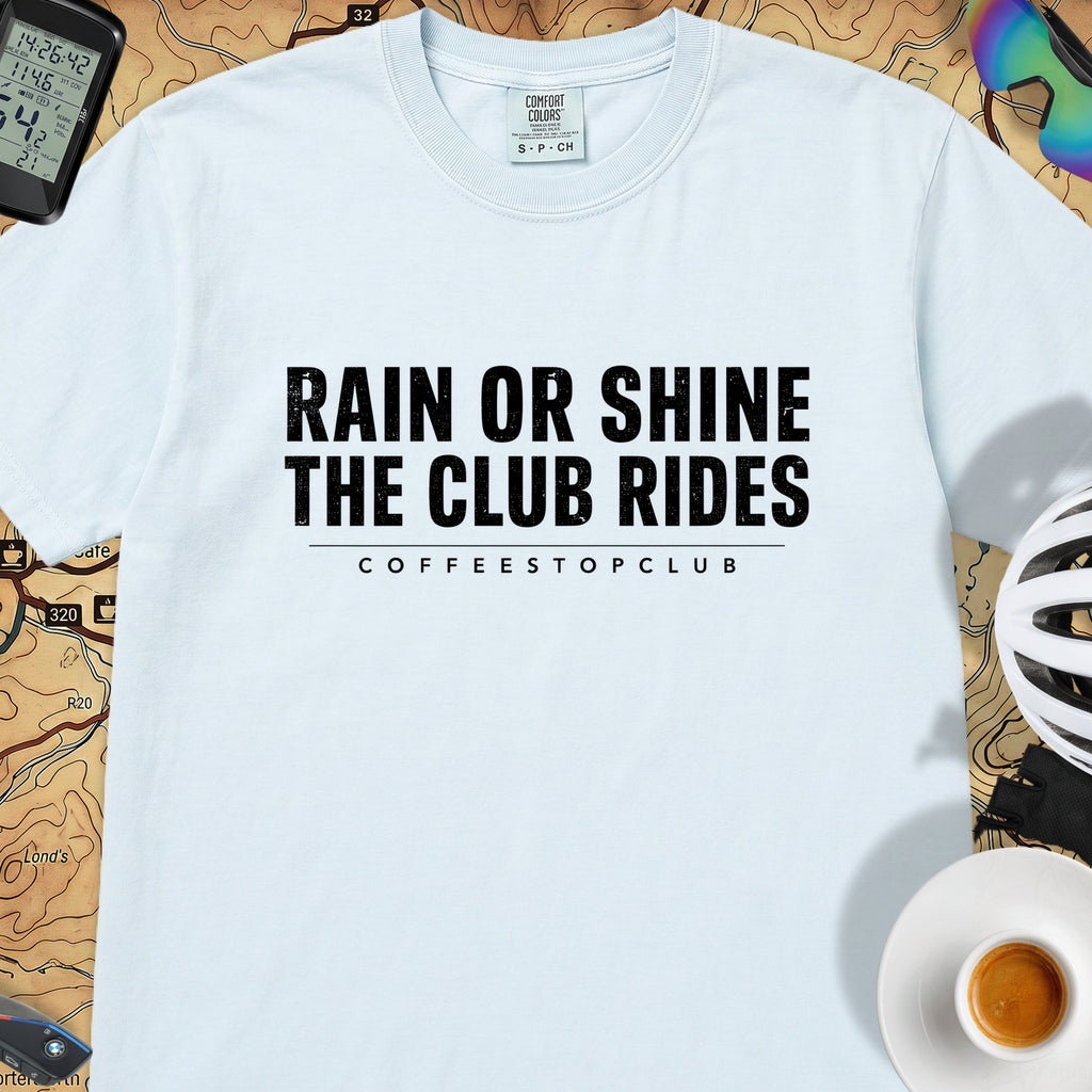 Rain or Shine T‑Shirt — Chambray