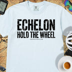 Echelon Hold the Wheel Tour T-Shirt — Chambray