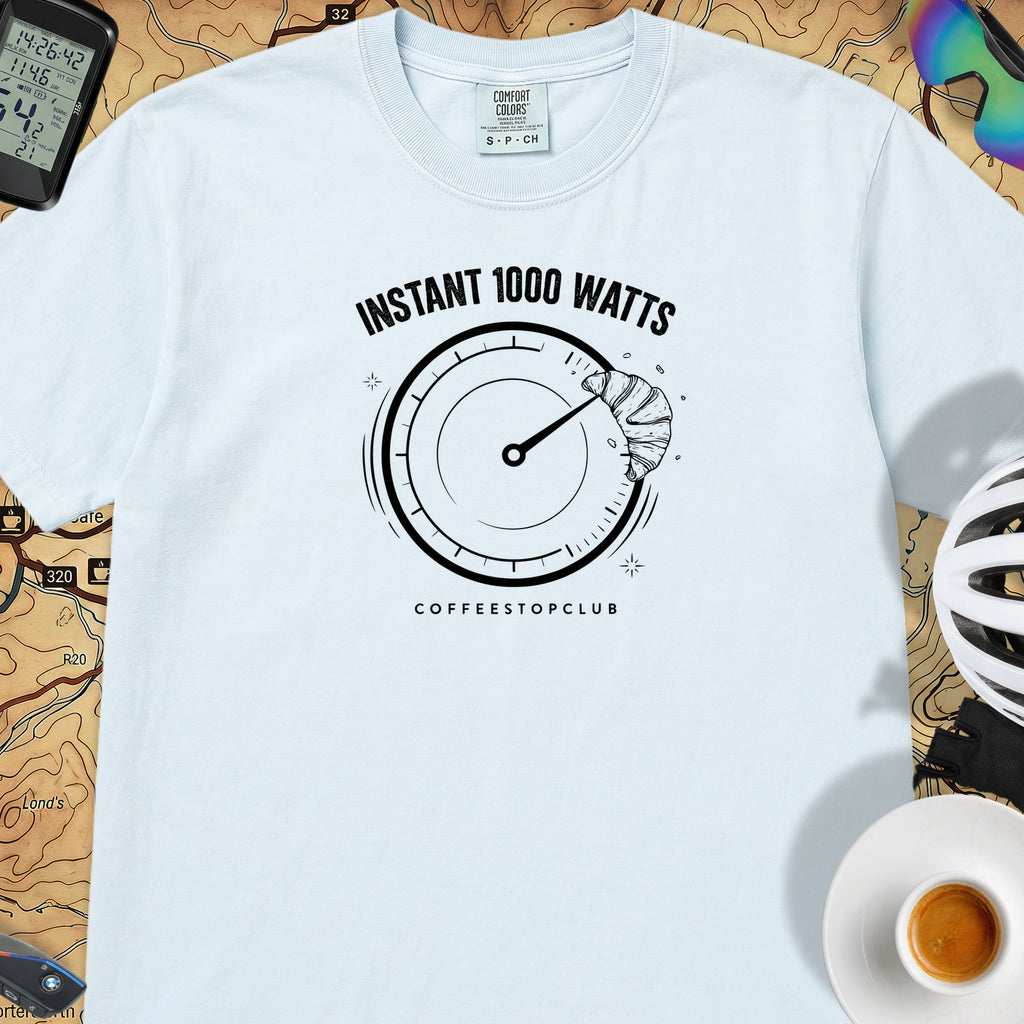 Instant 1,000 Watts Cycling T-Shirt — Chambray
