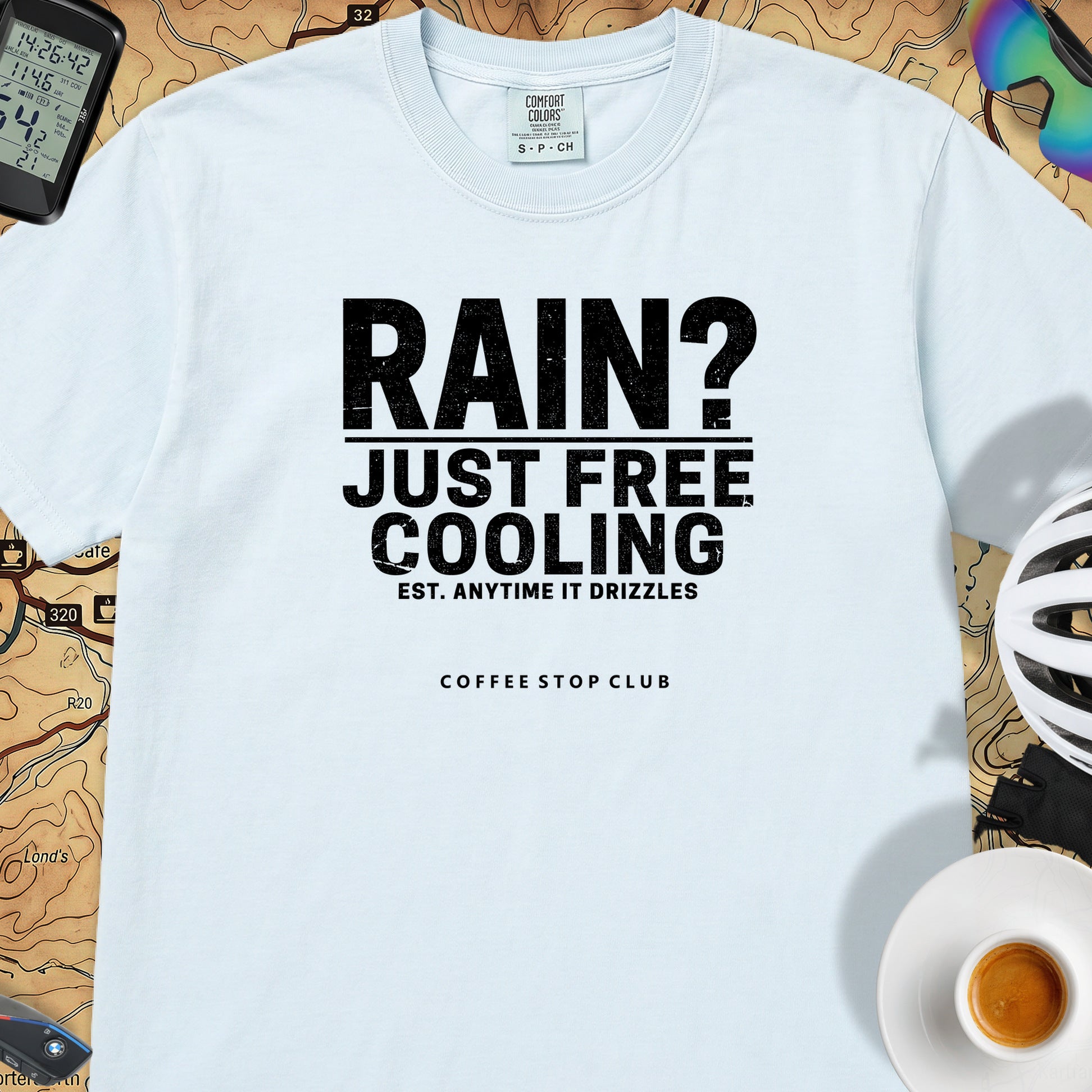 Rain Free Cooling T-Shirt — Chambray