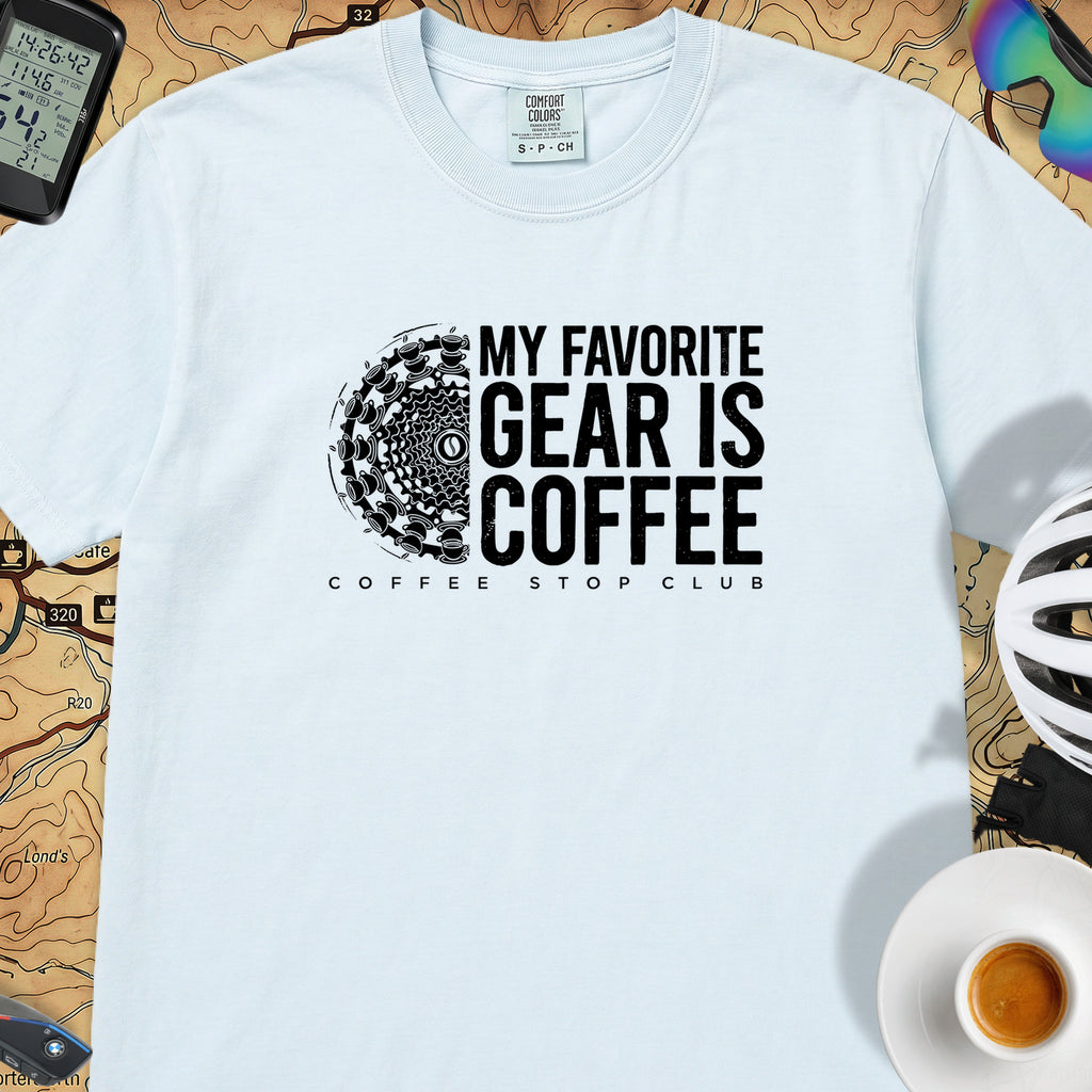 Favorite Gear is Coffee T-Shirt — Chambray