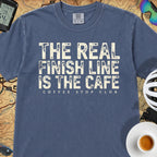 The Real Finish Line T‑Shirt — China Blue