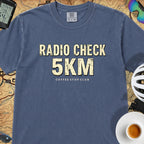 Radio Check 5Km Tour T‑Shirt — China Blue