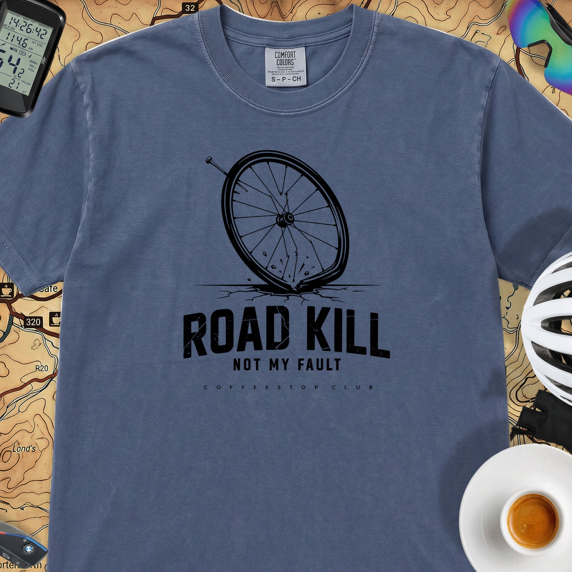 Road Kill T‑Shirt — China Blue