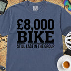 8K Bike Still Last T‑Shirt — China Blue