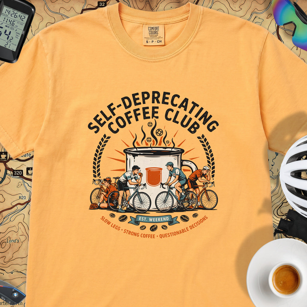 Self-Deprecating Cyclist T-Shirt — Citrus