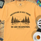 Adventure Is Out There Cycling T-Shirt — Citrus