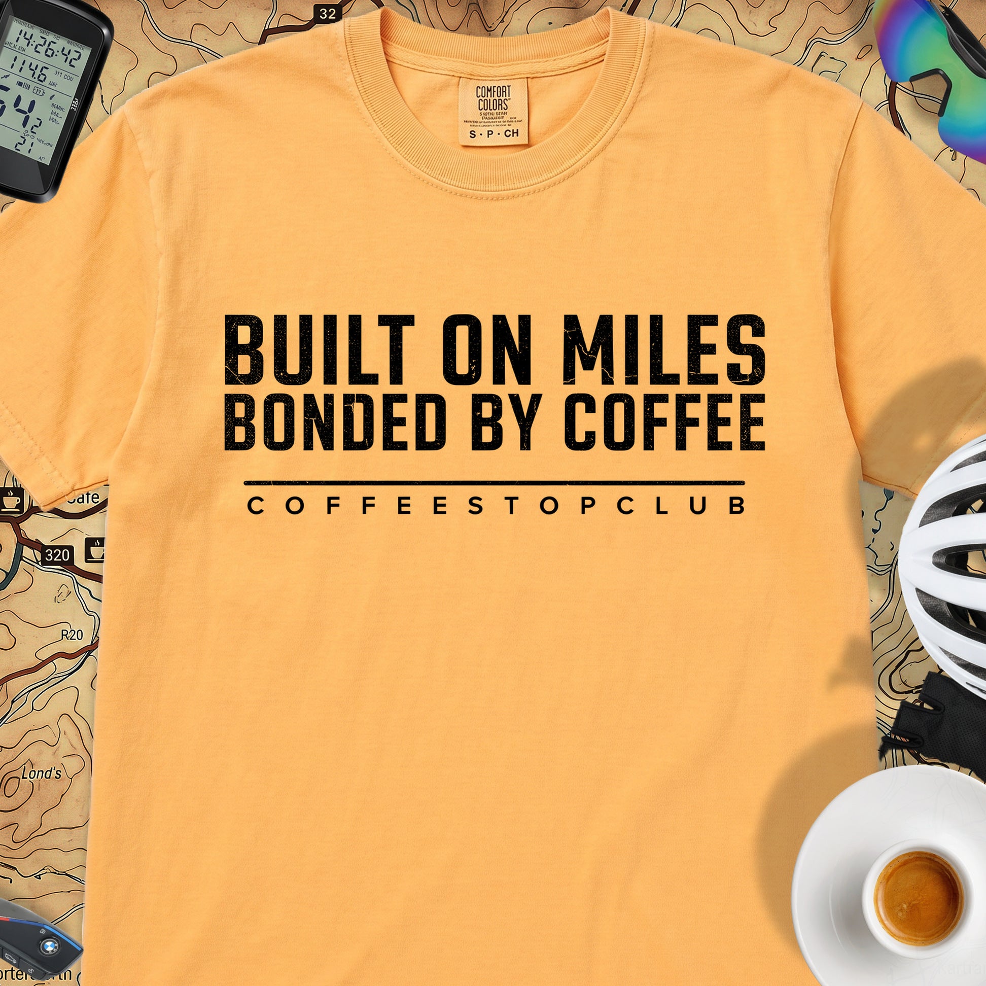 Bonded by Coffee T‑Shirt — Citrus
