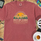 Out of Cake Cycling T-Shirt — Crimson