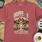 Gruppetto TdF Cycling T-Shirt — Crimson