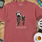 Flat Out 4 Flat White T-Shirt — Crimson