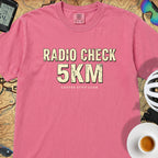 Radio Check 5Km Tour T‑Shirt — Crunchberry