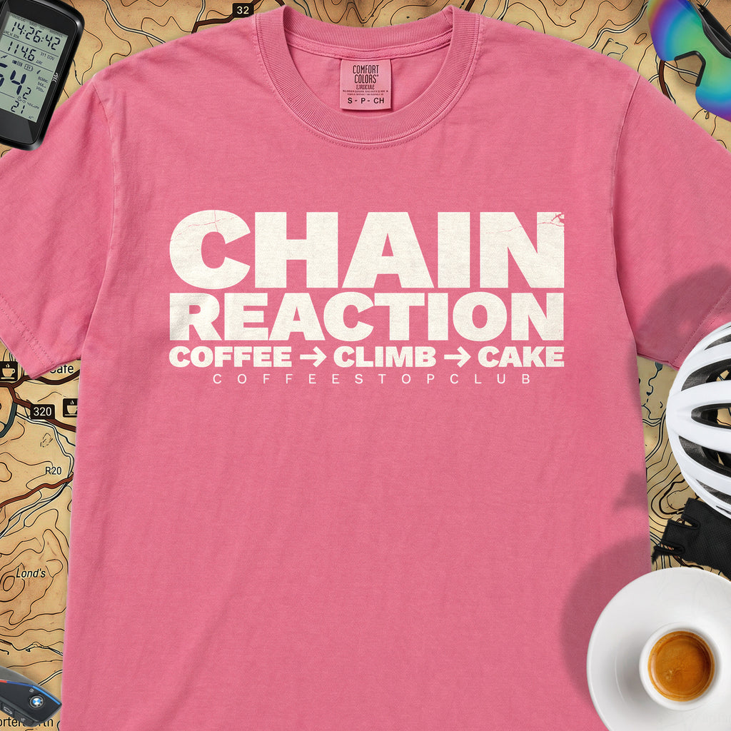 Chain Reaction T‑Shirt — Crunchberry