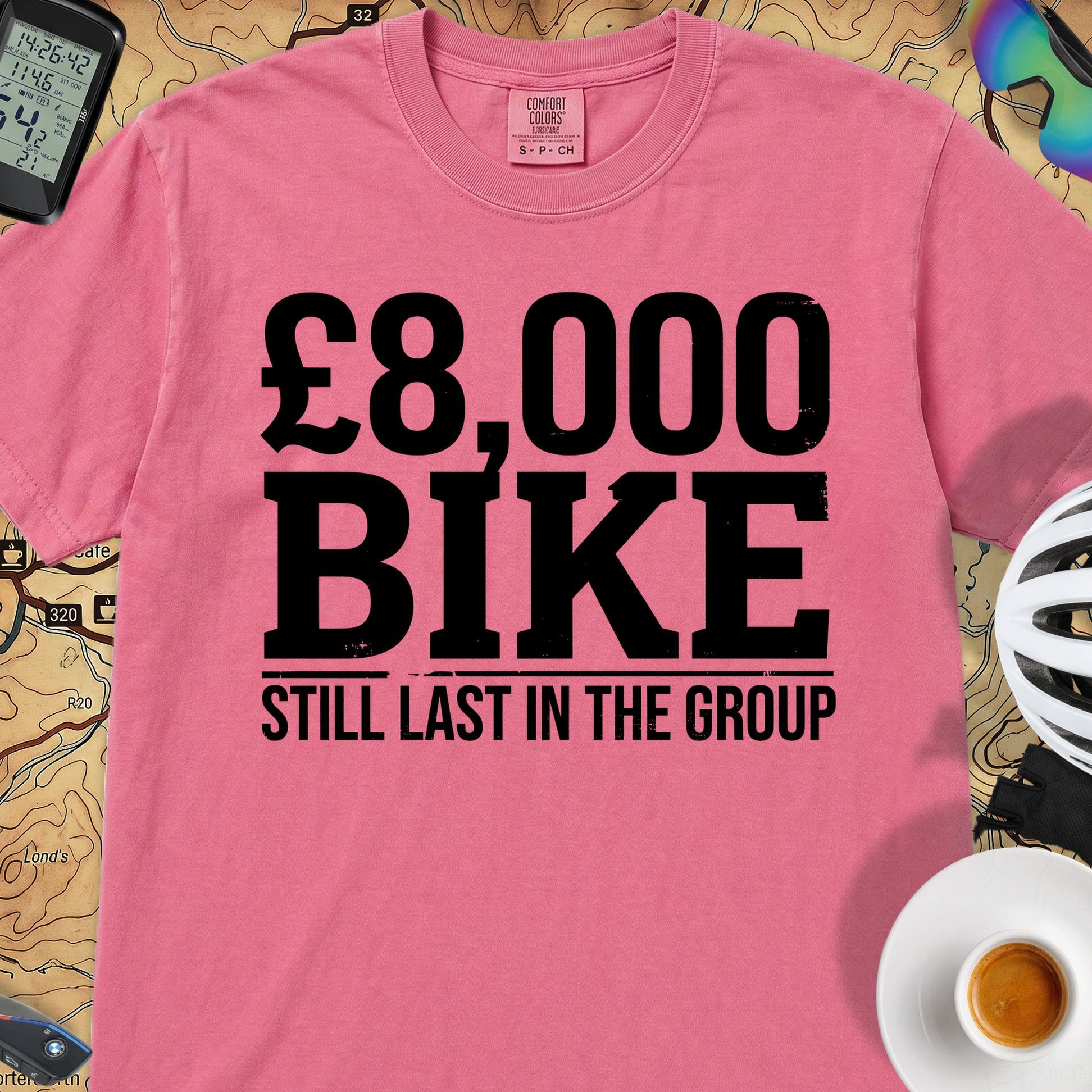 8K Bike Still Last T‑Shirt — Crunchberry