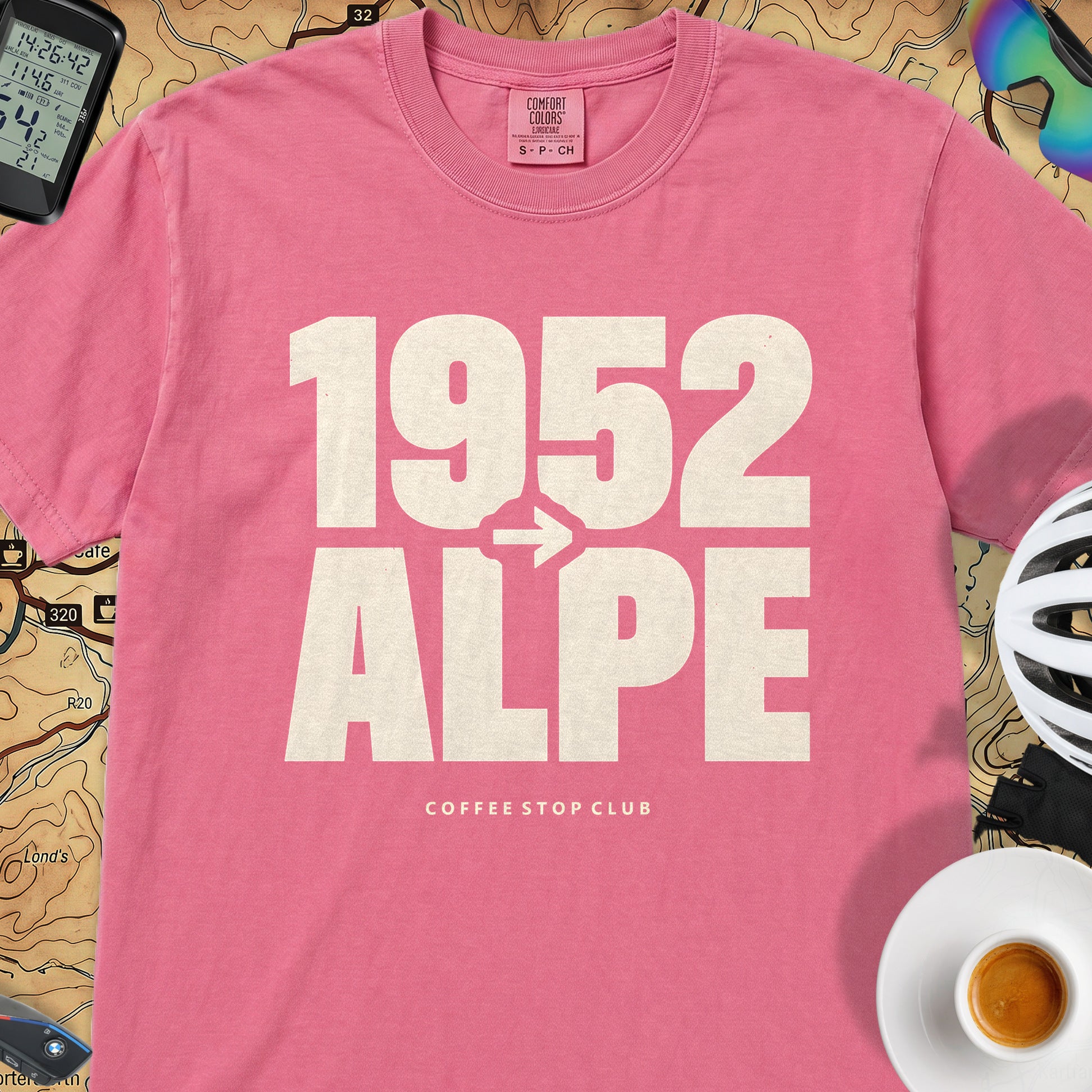 1952 --> l'Alpe Tour T‑Shirt — Crunchberry