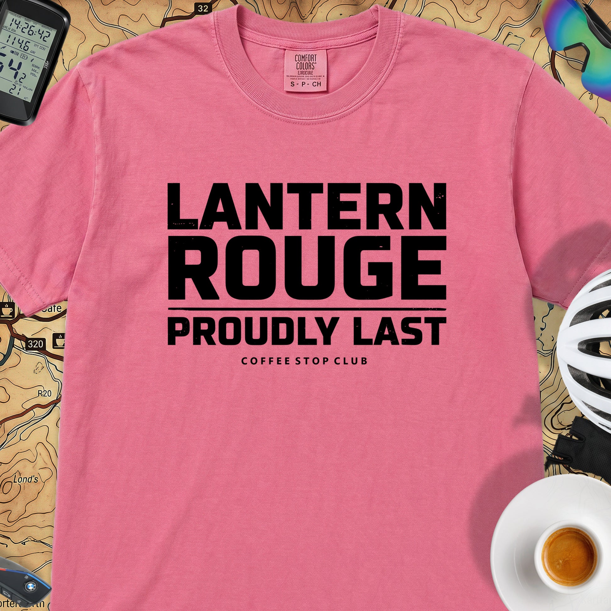Lanterne Rouge Cycling T‑Shirt — Crunchberry