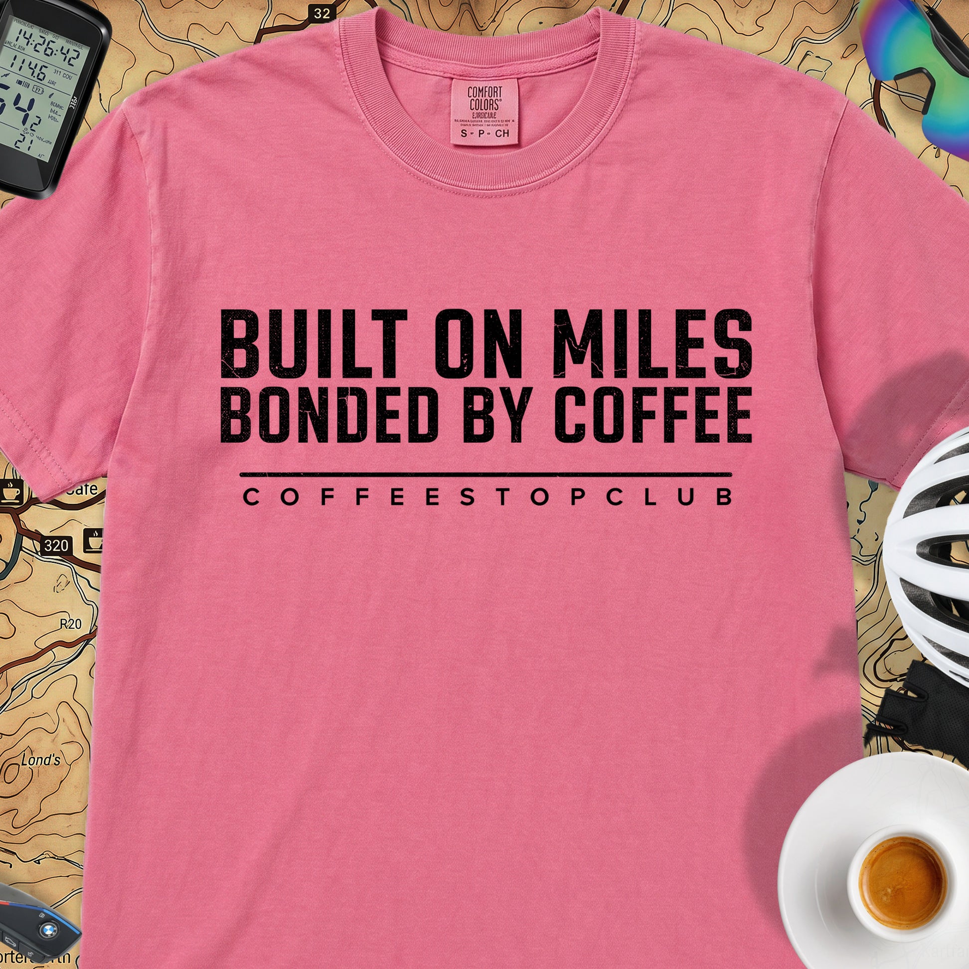 Bonded by Coffee T‑Shirt — Crunchberry
