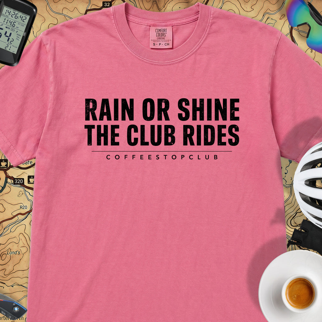 The Club Rides... T‑Shirt — Crunchberry
