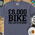8K Bike Still Last T‑Shirt — Denim