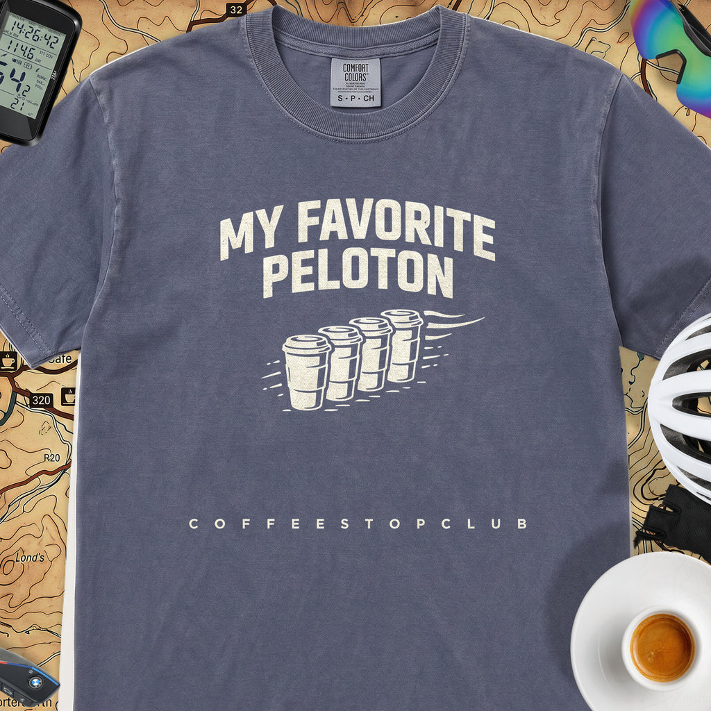Favorite Peloton T‑Shirt — Denim