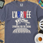 L'Arrivée TdF Cycling T-Shirt — Denim
