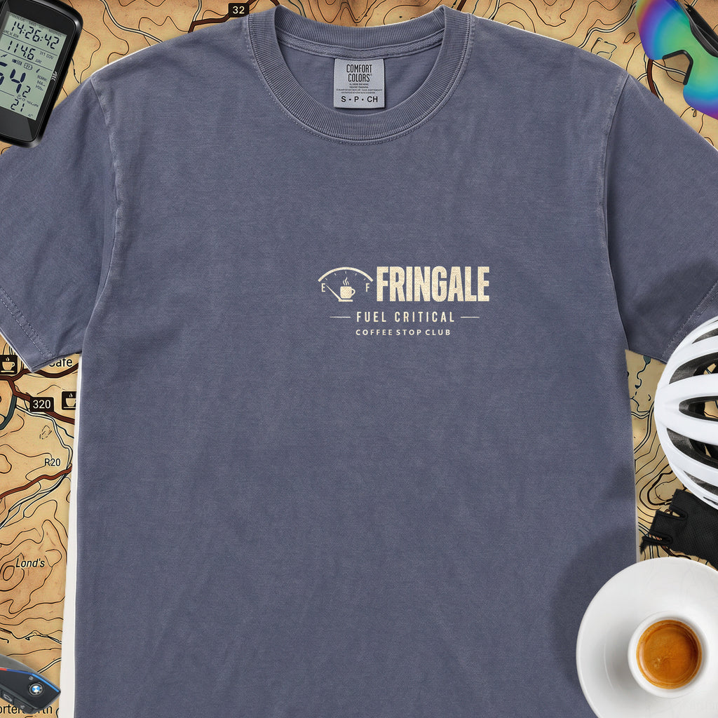 Fringale Fuel Critical Tour T‑Shirt — Denim