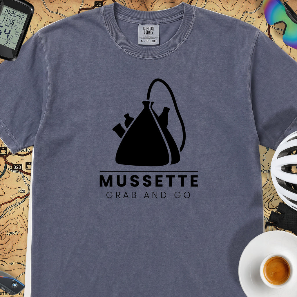 Mussette Grab & Go T‑Shirt — Denim