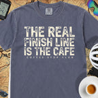 The Real Finish Line T‑Shirt — Denim