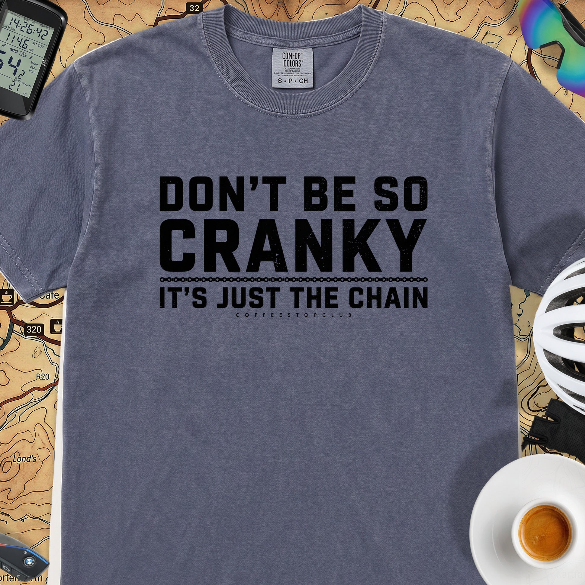 Don't Be So Cranky T‑Shirt — Denim