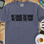 We Share the Wind T‑Shirt — Denim