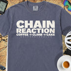 Chain Reaction T‑Shirt — Denim