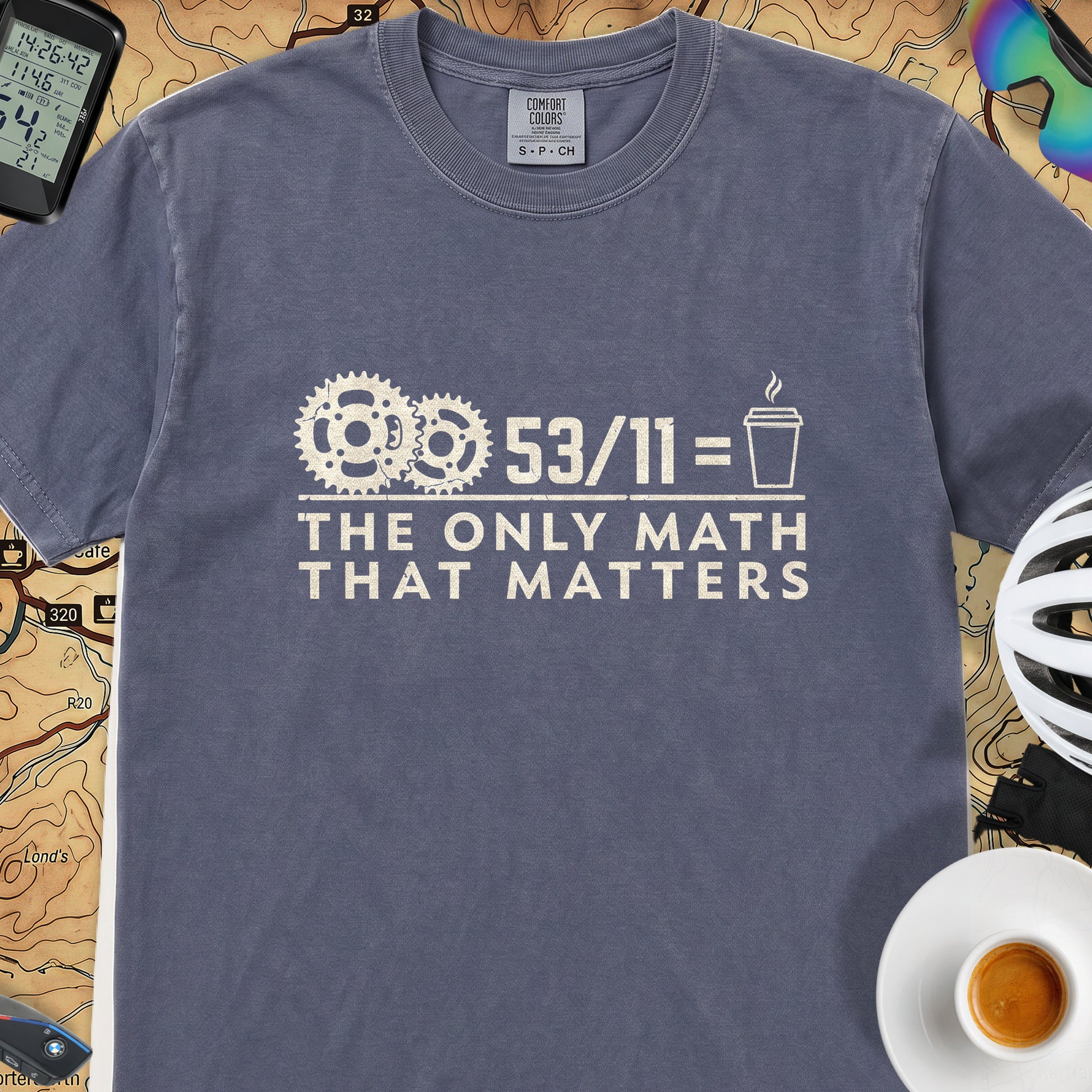 53/11 Matters T‑Shirt — Denim