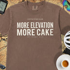 More Elevation More Cake T‑Shirt — Espresso