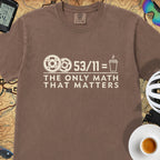 53/11 Matters T‑Shirt — Espresso
