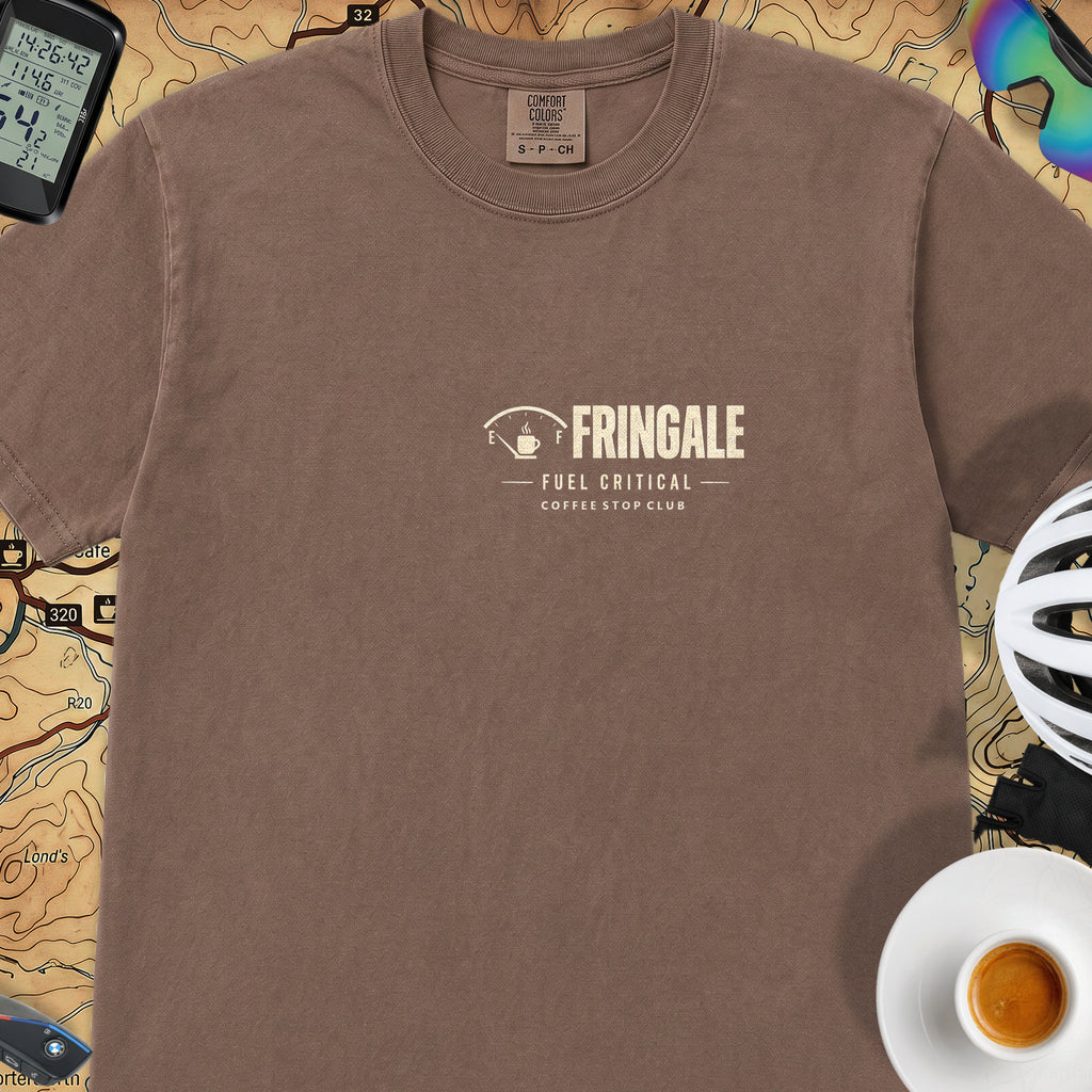Fringale Fuel Critical Tour T‑Shirt — Espresso