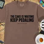 The Cake is Waiting T‑Shirt — Espresso
