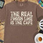 The Real Finish Line T‑Shirt — Espresso