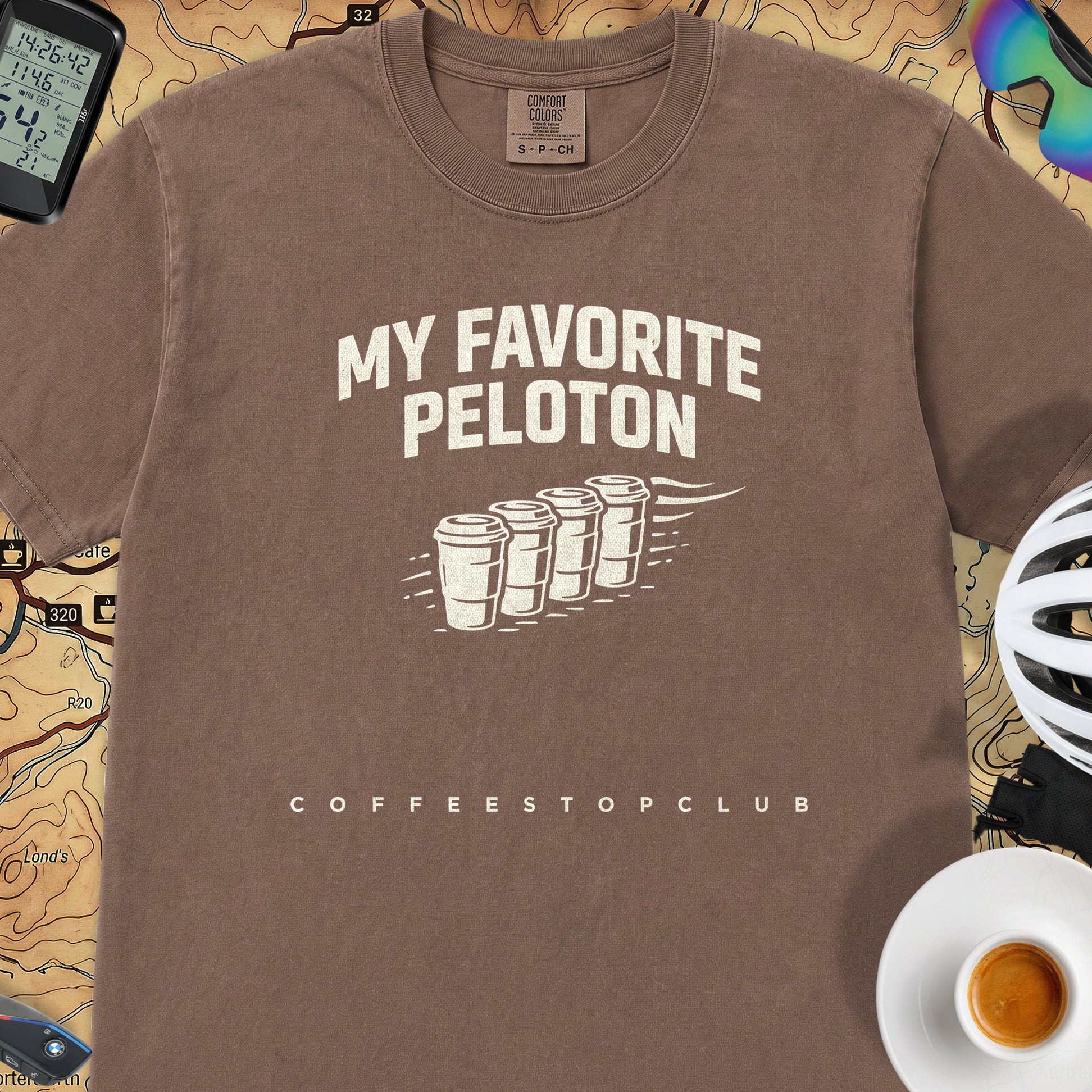 Favorite Peloton T‑Shirt — Espresso