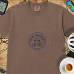 Cyclist Coffee Shop T-Shirt — Espresso