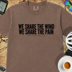 We Share the Wind T‑Shirt — Espresso