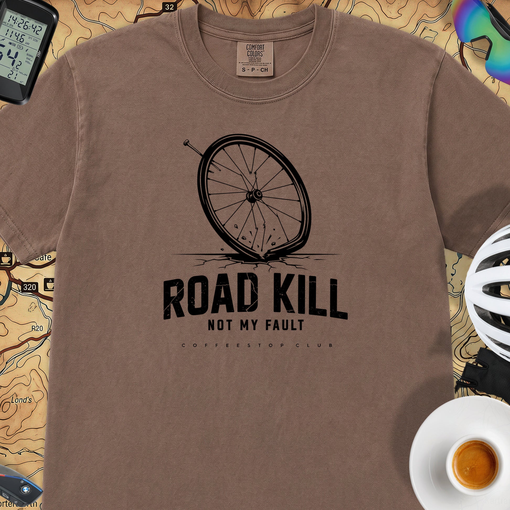 Road Kill T‑Shirt — Espresso