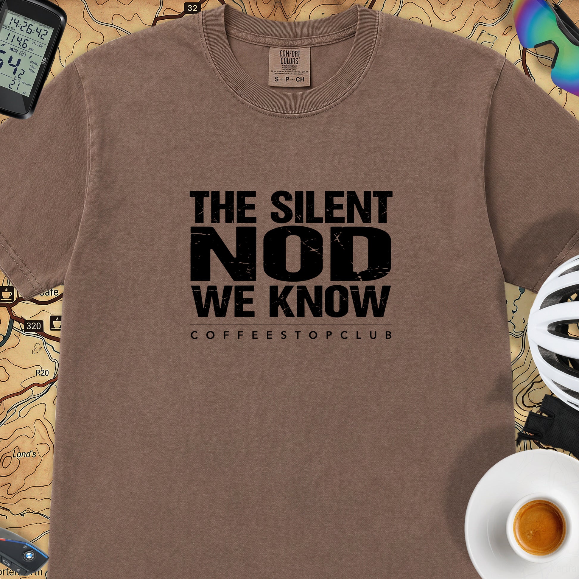 Silent Nod T‑Shirt — Espresso