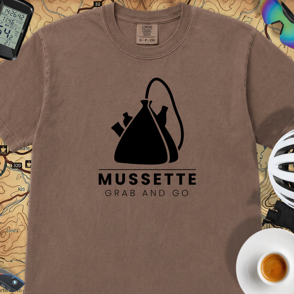 Mussette Grab & Go T‑Shirt — Espresso