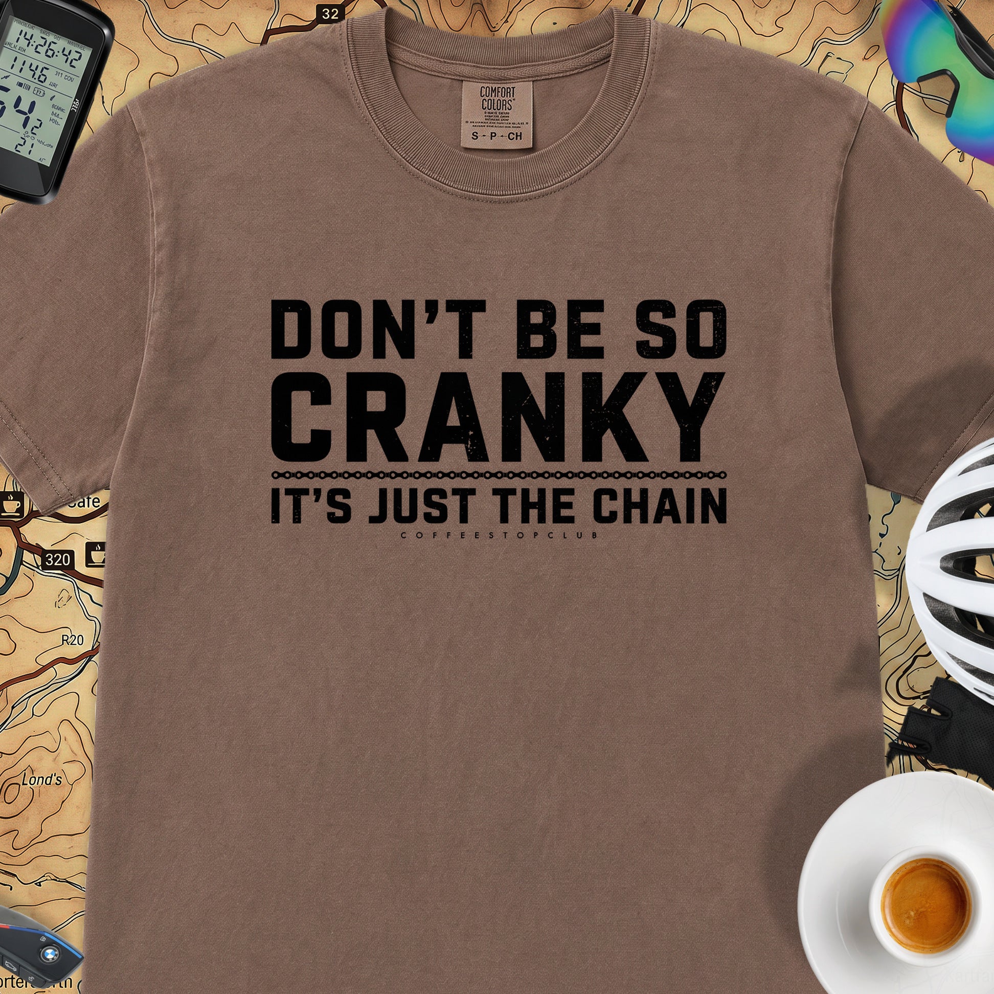 Don't Be So Cranky T‑Shirt — Espresso