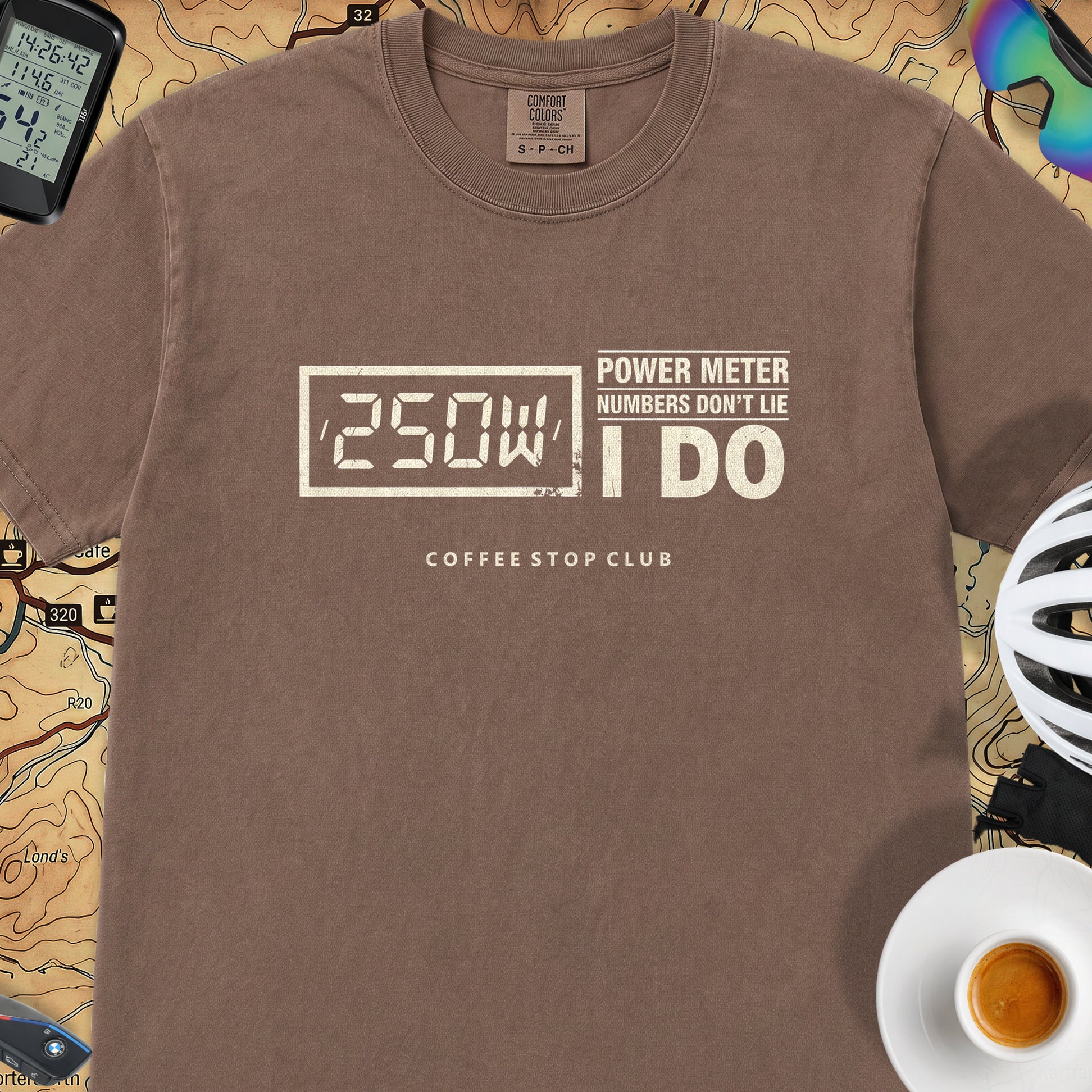250 Watts T‑Shirt — Espresso