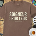Soigneur Leg Rub Tour T‑Shirt — Espresso