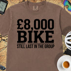 8K Bike Still Last T‑Shirt — Espresso