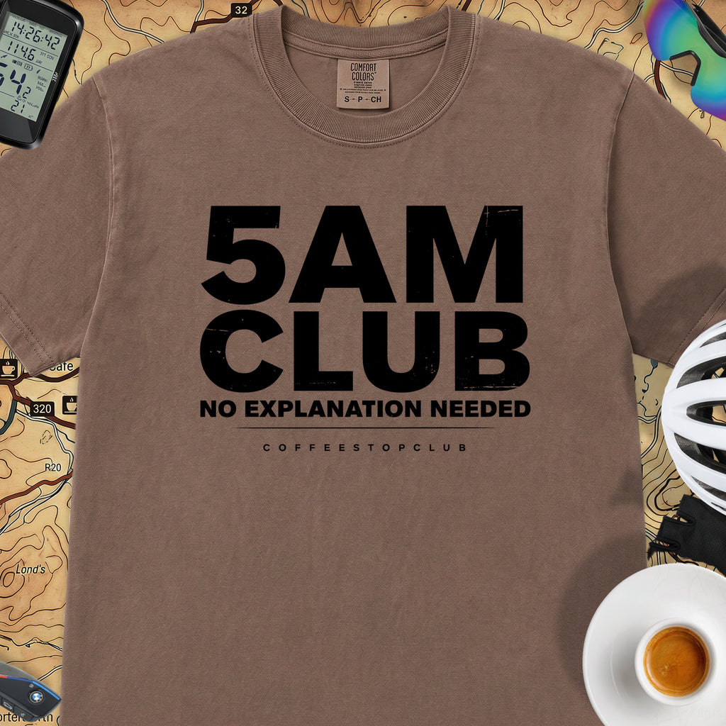 5AM Club T‑Shirt — Espresso